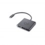 Dell Video adapter | 19 pin HDMI Type A | 20 pin DisplayPort | 24 pin USB-C (power only) | Female | 24 pin USB-C | Male | 0.18 m - 2